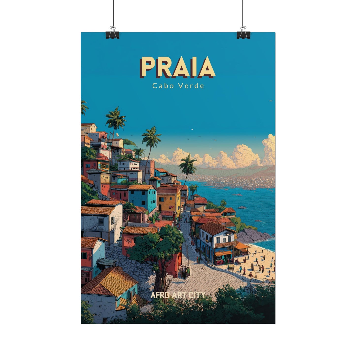 Cabo Verde - Praia ｜ Poster