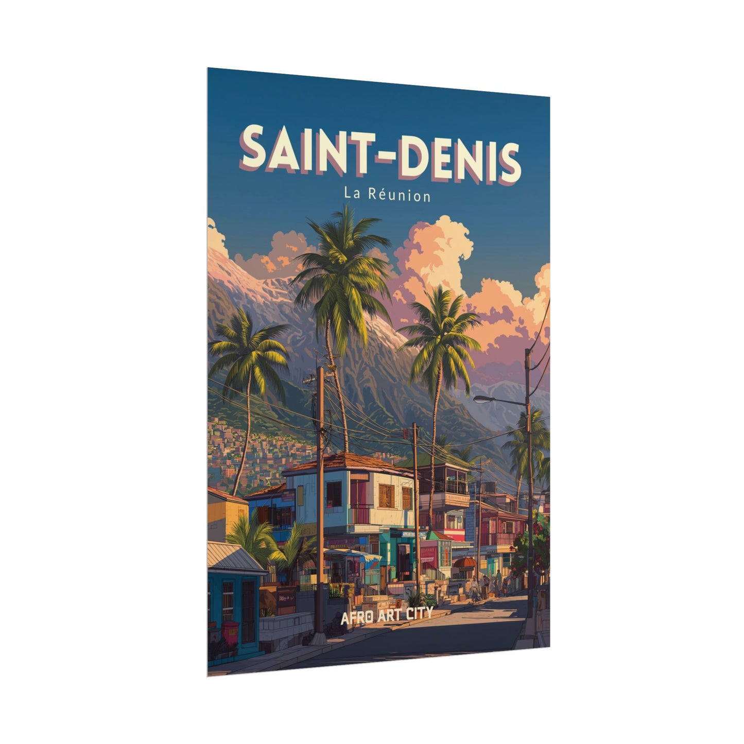 La Réunion - Saint-Denis｜Poster