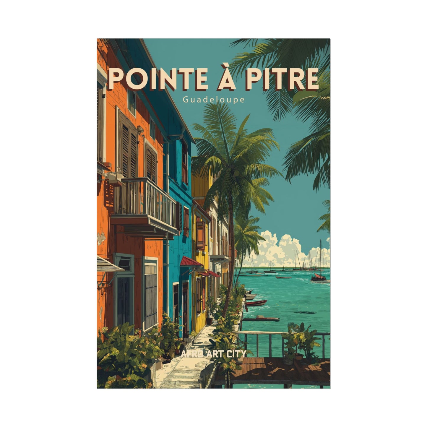 Pointe-à-Pitre - Guadeloupe ｜ Poster