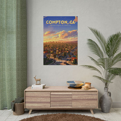 🇺🇸 United States - Compton, CA ｜ Poster