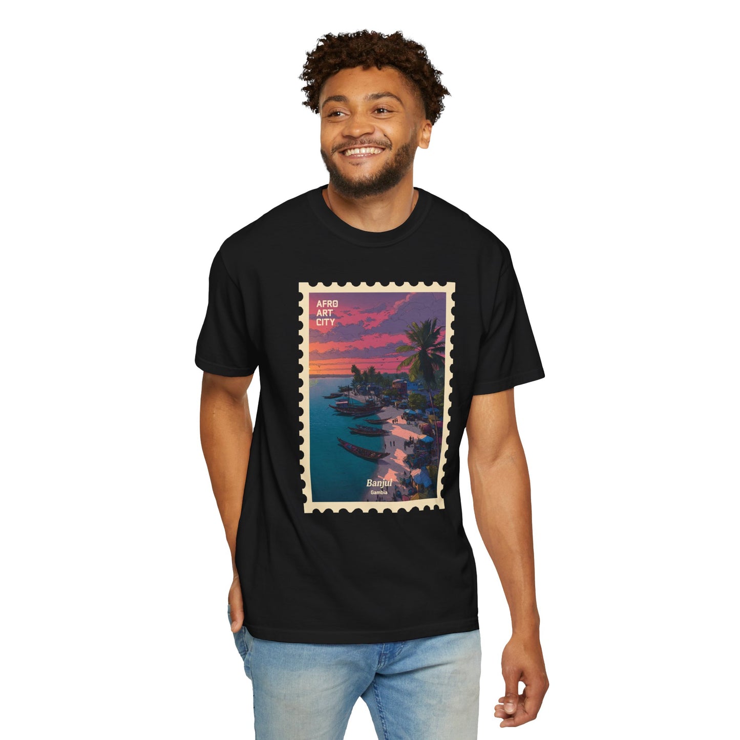 Gambia - Banjul | Postcards Travel T-Shirt