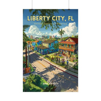 🇺🇸 United States - Liberty City, FL ｜ Poster