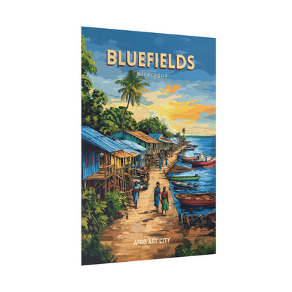 🇳🇮 Nicaragua - Bluefields ｜ Poster