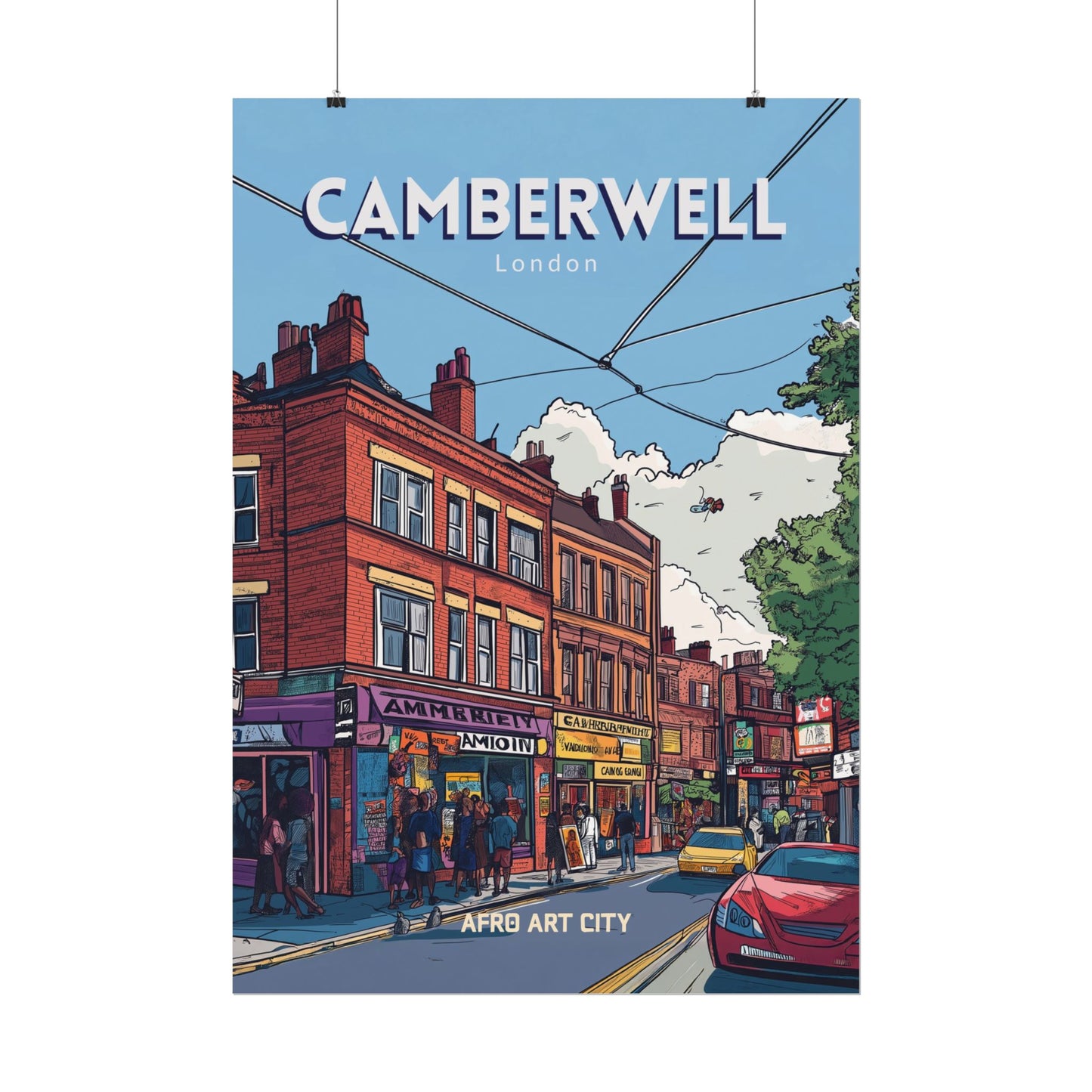 🇬🇧 United Kingdom - Camberwell ｜ Poster