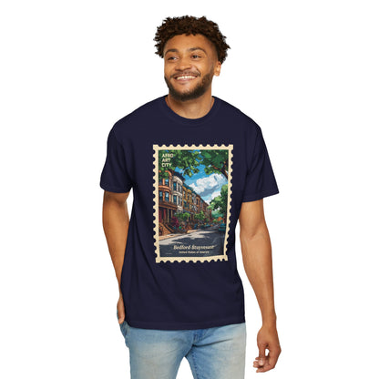 United States - New York, Bedford-Stuyvesant | Postcards Travel T-Shirt