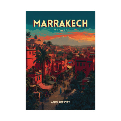 🇲🇦 Morocco - Marrakech ｜ Poster
