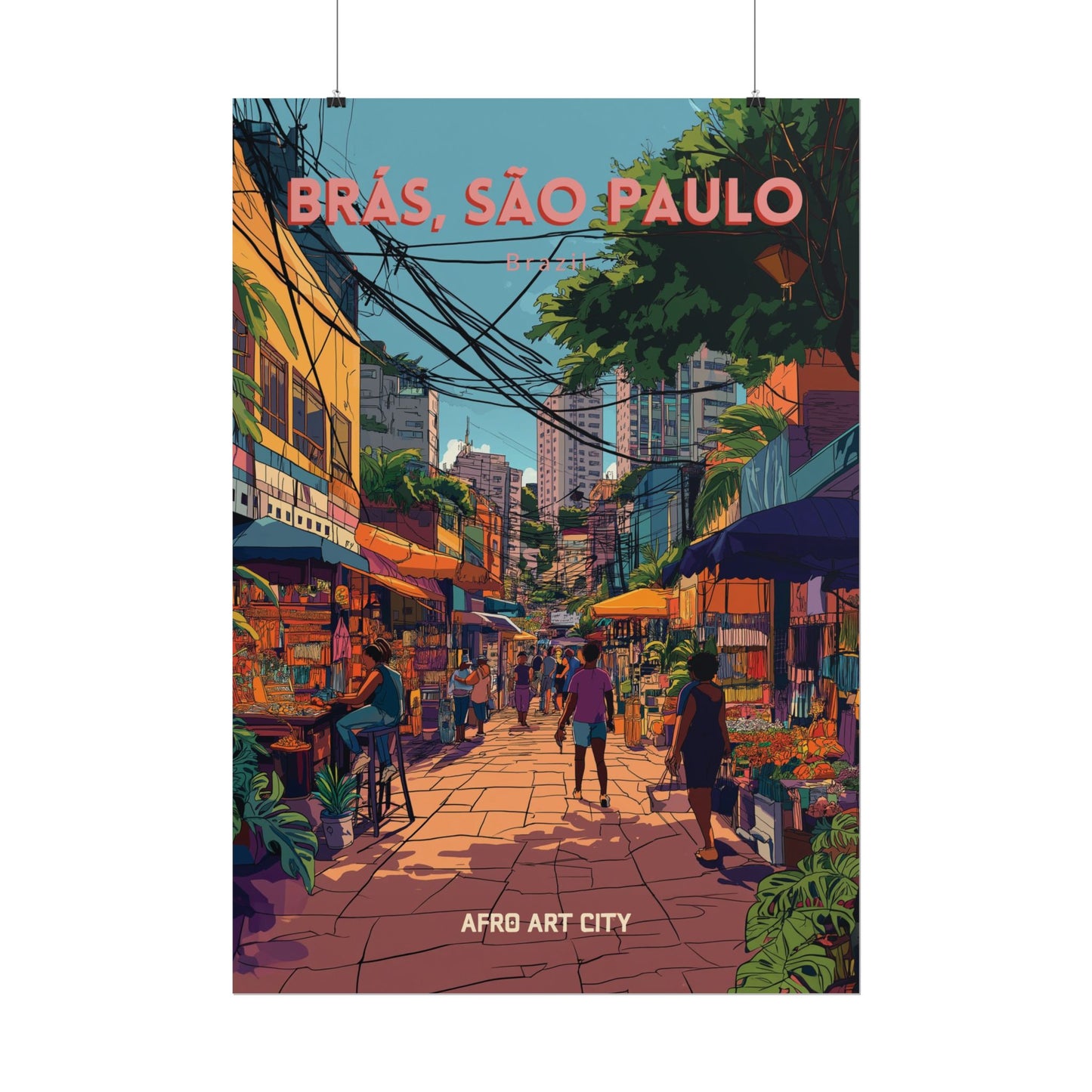 🇧🇷 Brazil - Brás (São Paulo) ｜ Poster