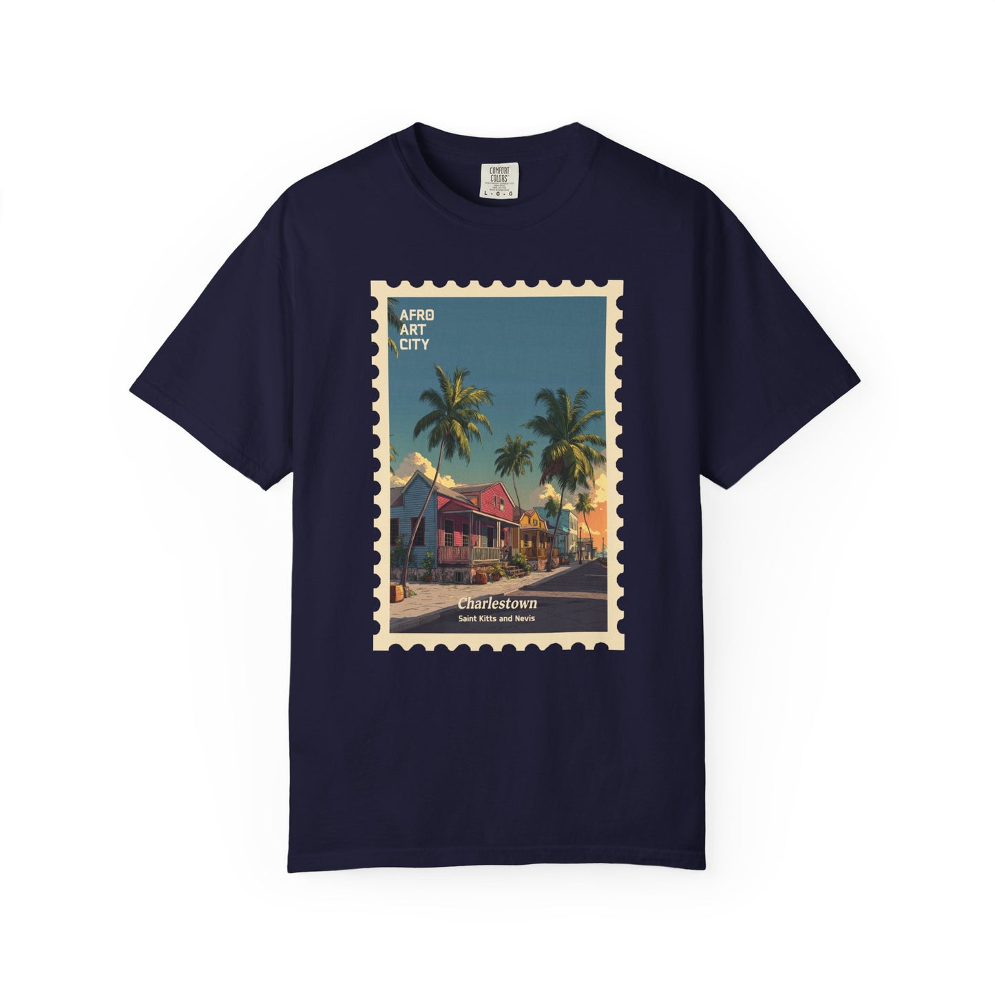 Saint Kitts and Nevis - Charlestown | Postcards Travel T-Shirt