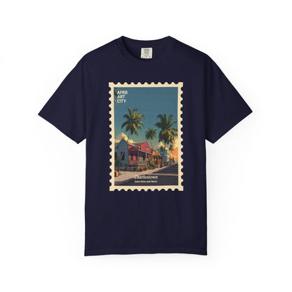 Saint Kitts and Nevis - Charlestown | Postcards Travel T-Shirt
