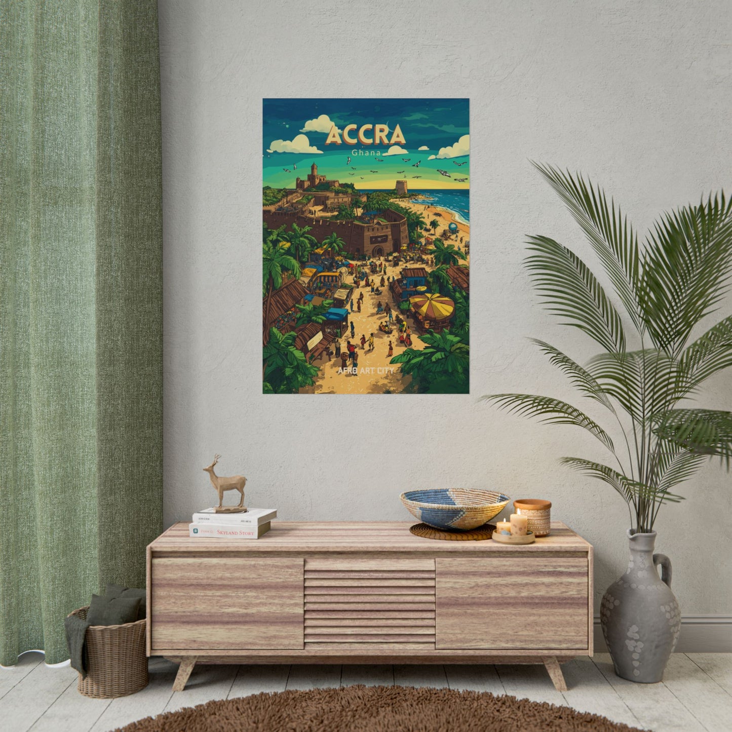 🇬🇭 Ghana - Accra ｜ Poster
