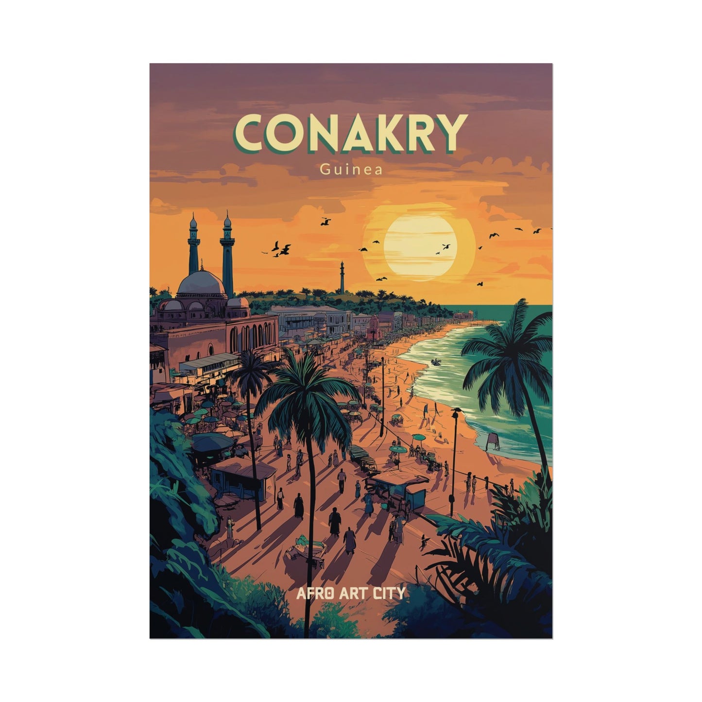 🇬🇳 Guinea - Conakry ｜ Poster