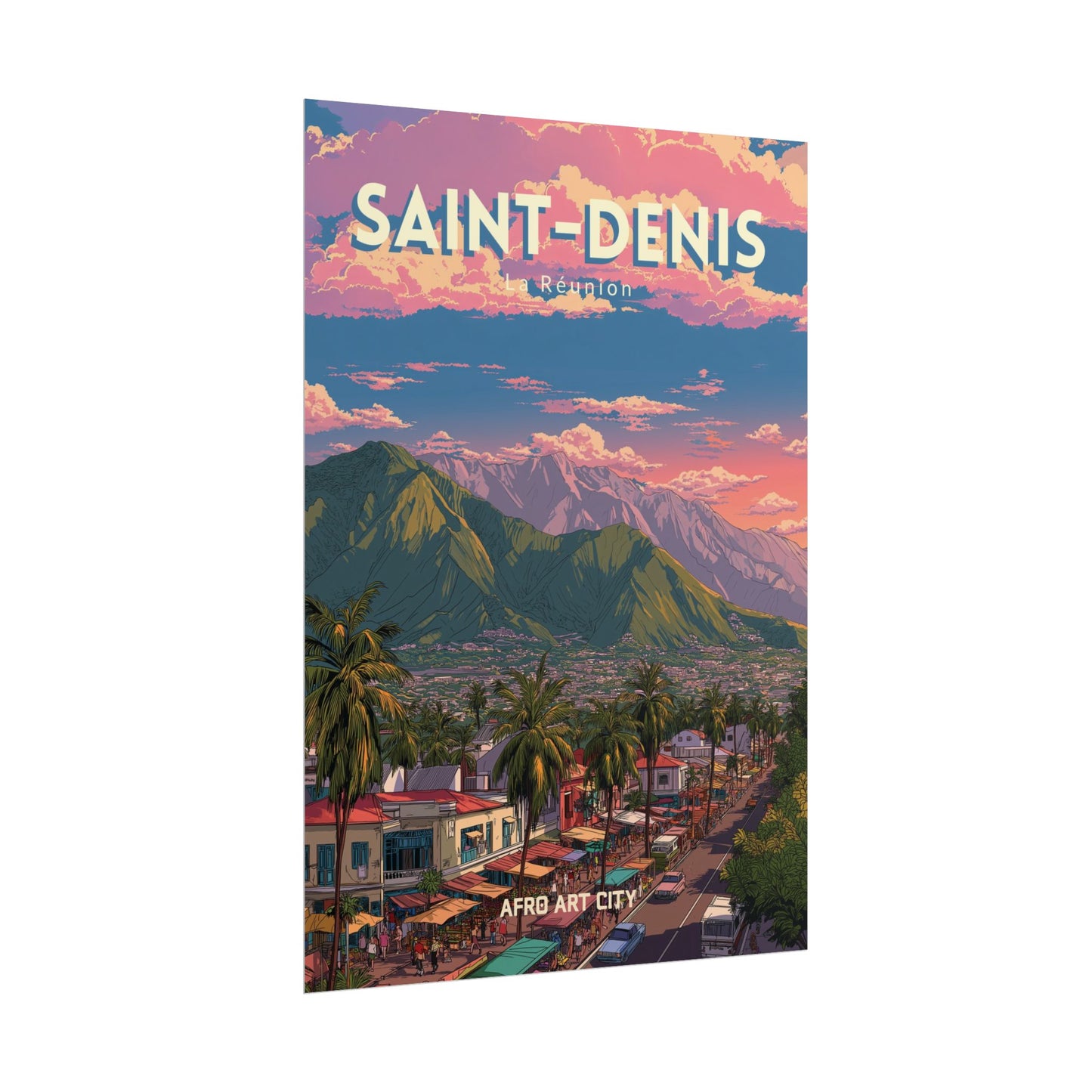 La Réunion - Saint-Denis｜Poster