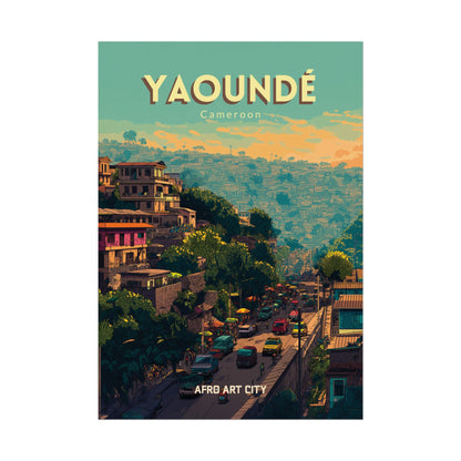 🇨🇲 Cameroon - Yaoundé ｜ Poster