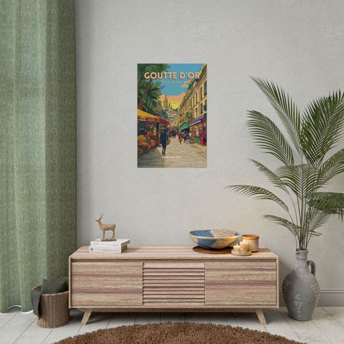 🇫🇷 France - Goutte d'or, Paris ｜ Poster