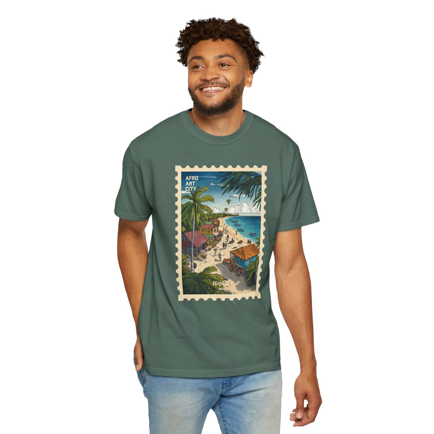 Belize - Hopkins | Postcards Travel T-Shirt