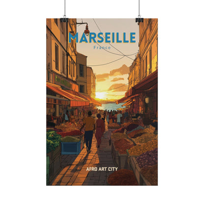 🇫🇷 France - Marseille ｜ Poster