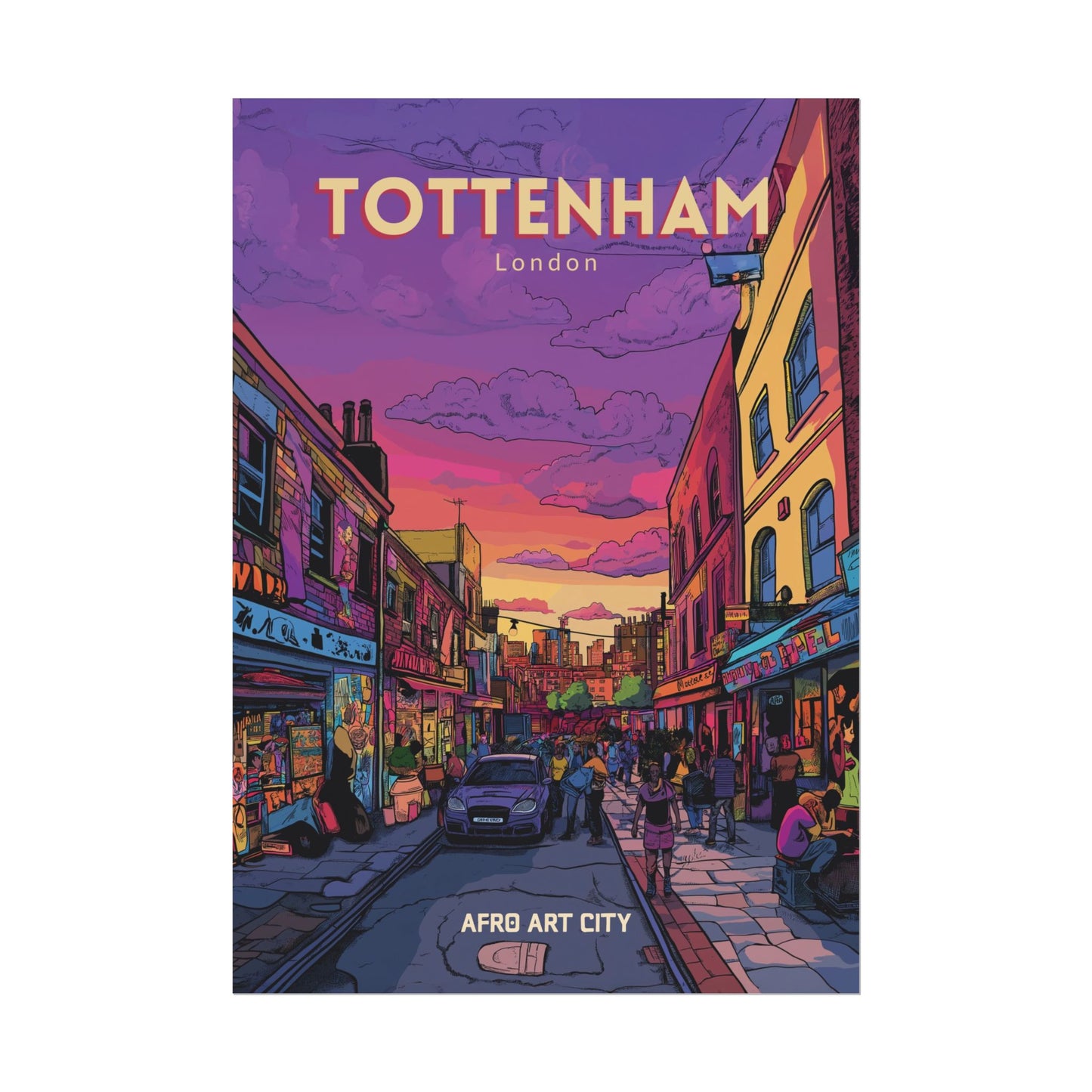 🇬🇧 United Kingdom - Tottenham ｜ Poster
