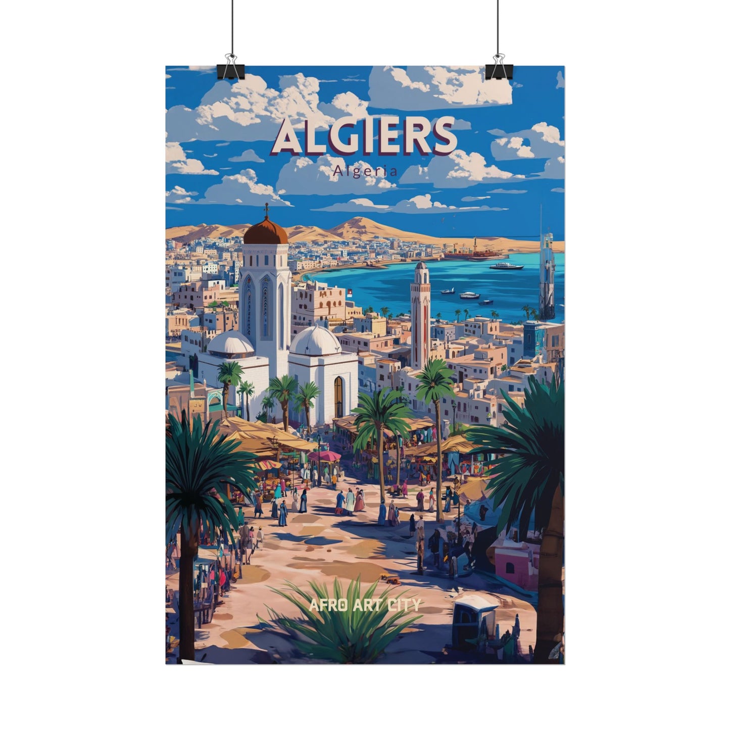 🇩🇿 Algeria - Algiers ｜ Poster