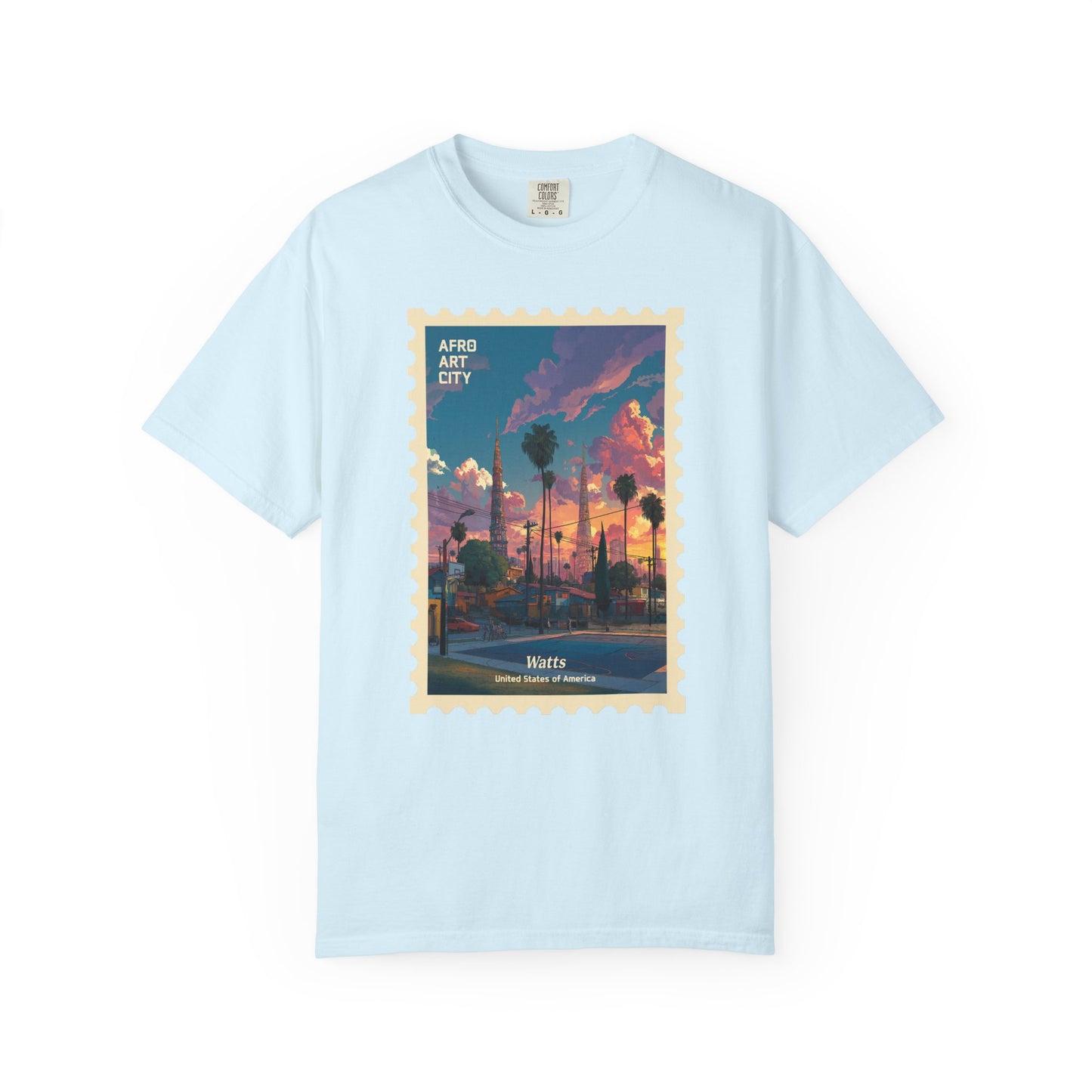 United States - California, Watts | Postcards Travel T-Shirt