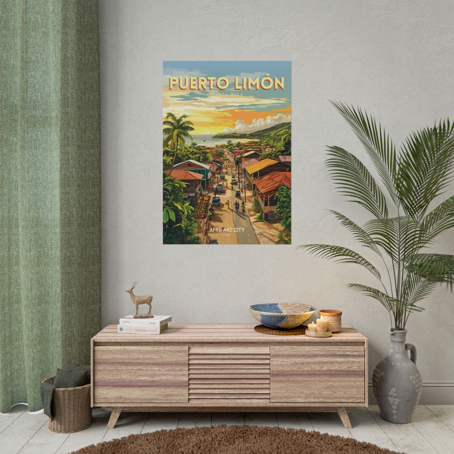 🇨🇷 Puerto Limón - Costa Rica ｜ Poster