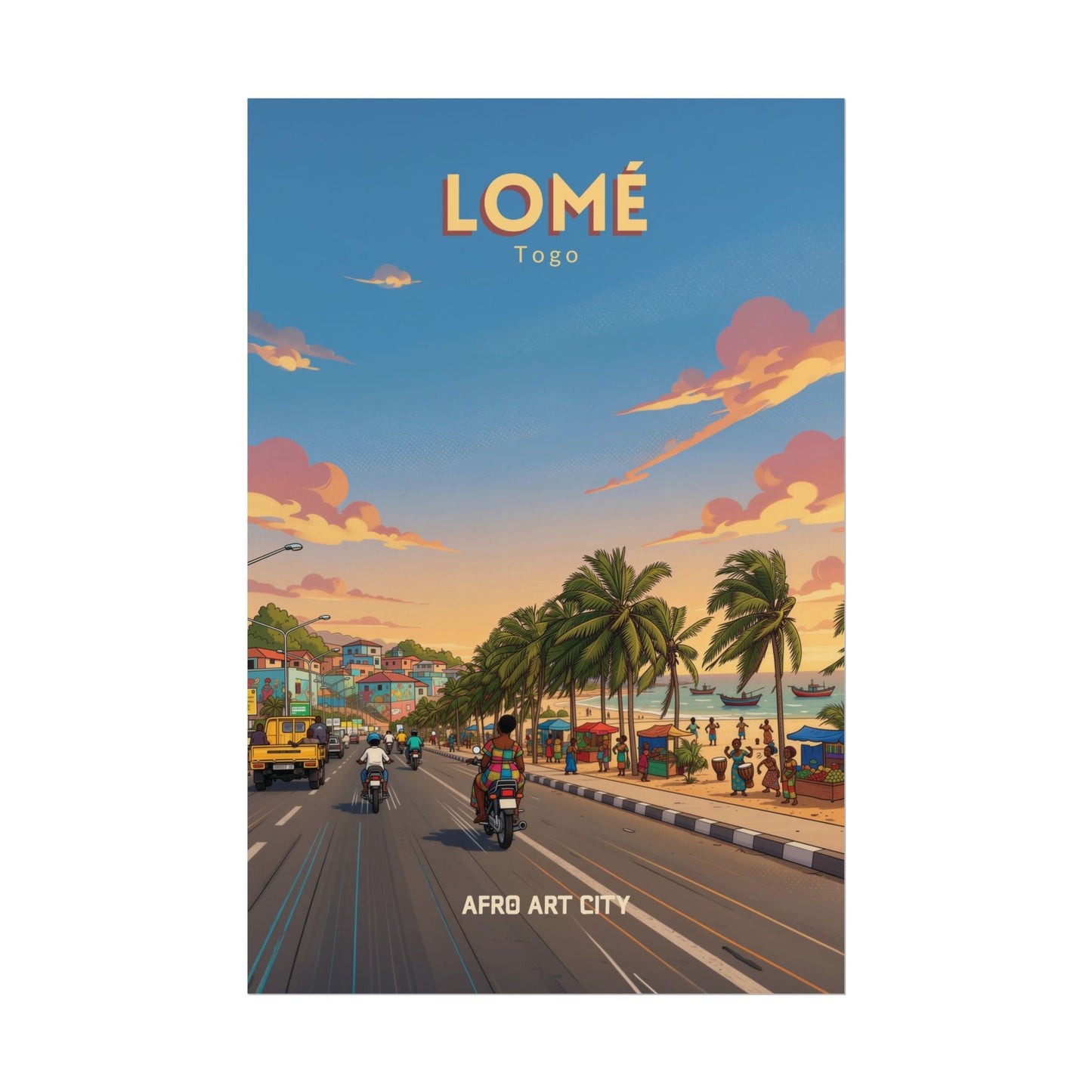 Togo - Lomé ｜ Poster