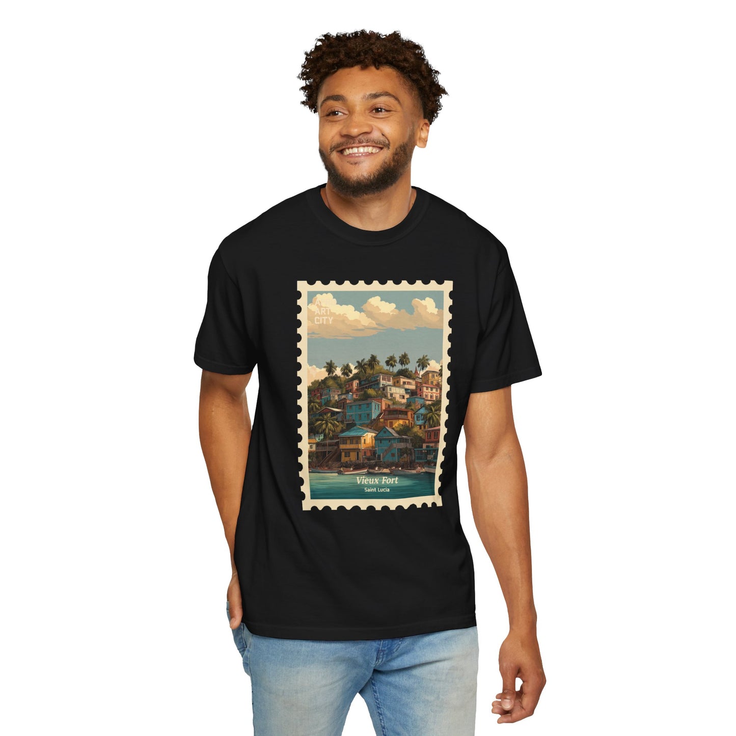 Saint Lucia - Vieux Fort | Postcards Travel T-Shirt