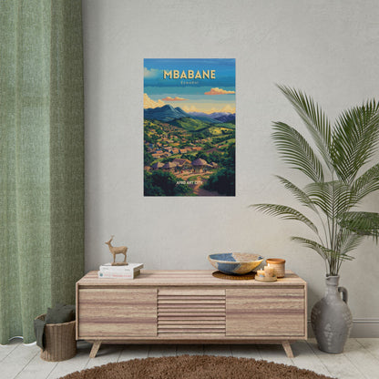 🇸🇿 Eswatini - Mbabane ｜ Poster