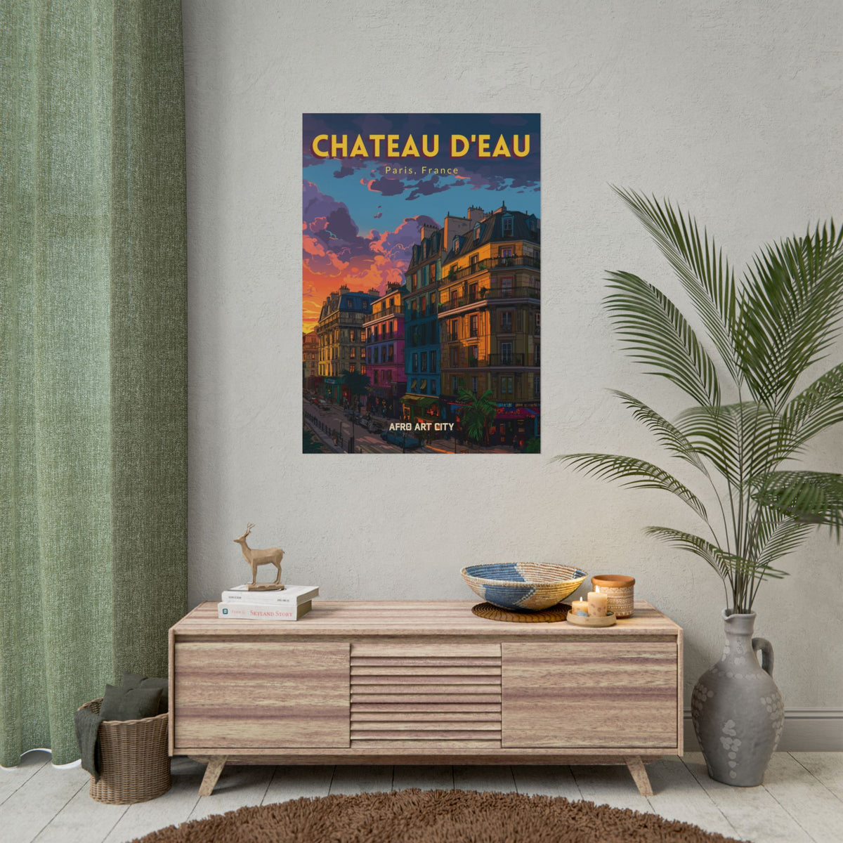 🇫🇷 Château d'Eau, Paris - France ｜ Poster