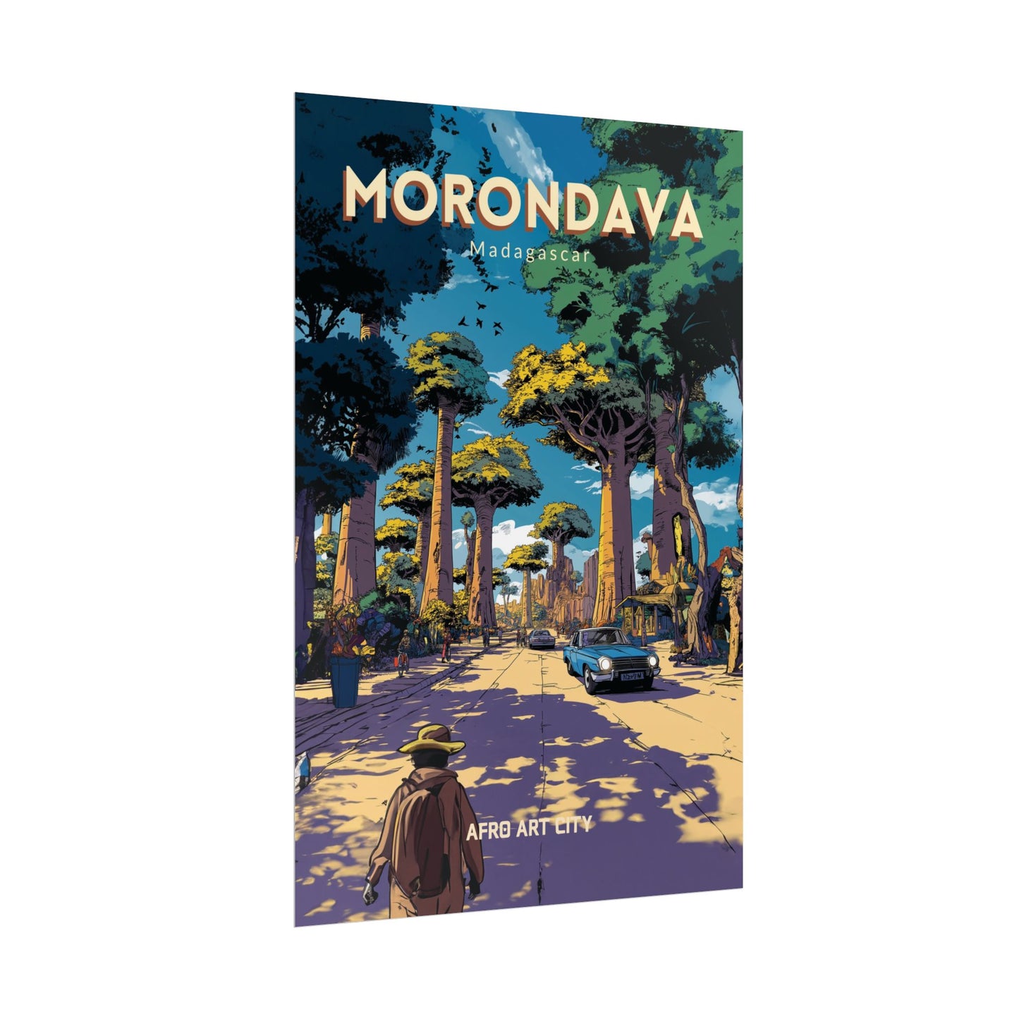 🇲🇬 Madagascar - Morondava｜Poster