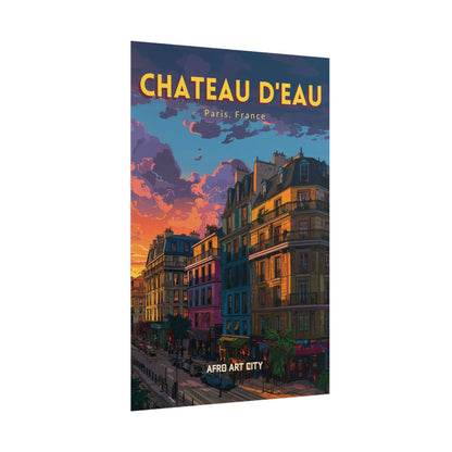 🇫🇷 Château d'Eau, Paris - France ｜ Poster