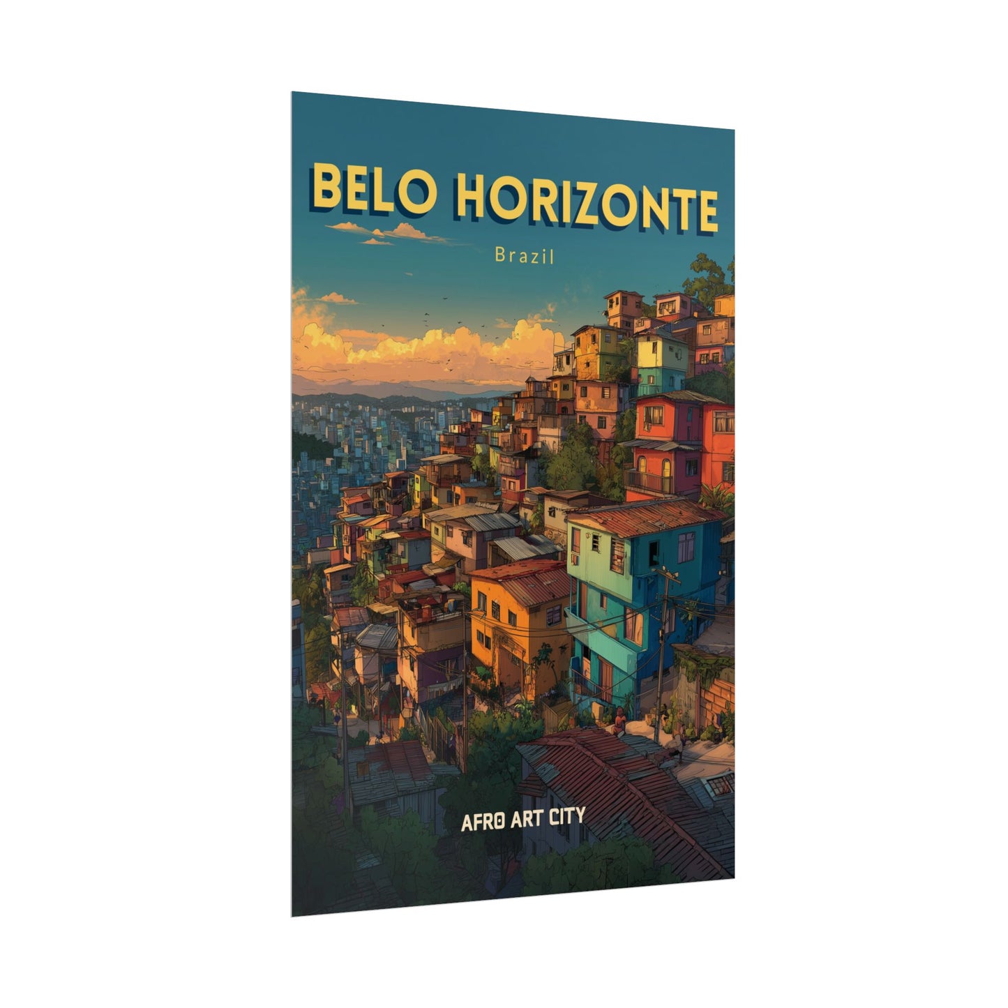 🇧🇷 BRAZIL - Belo Horizonte｜ Poster