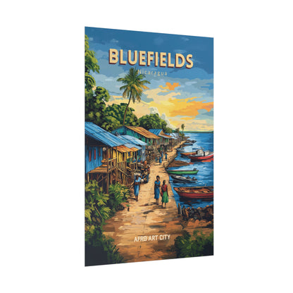 🇳🇮 Nicaragua - Bluefields ｜ Poster