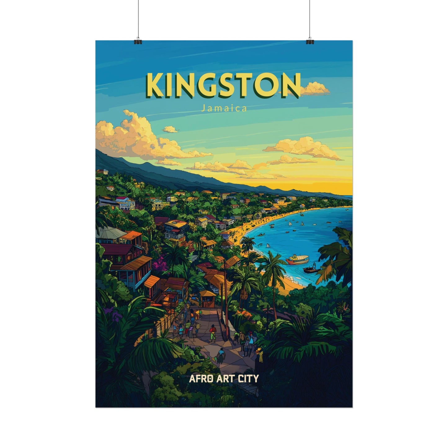 🇯🇲 Jamaica - Kingston ｜ Poster