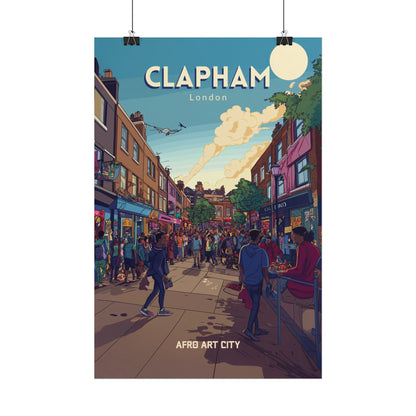 🇬🇧 United Kingdom - Clapham ｜ Poster