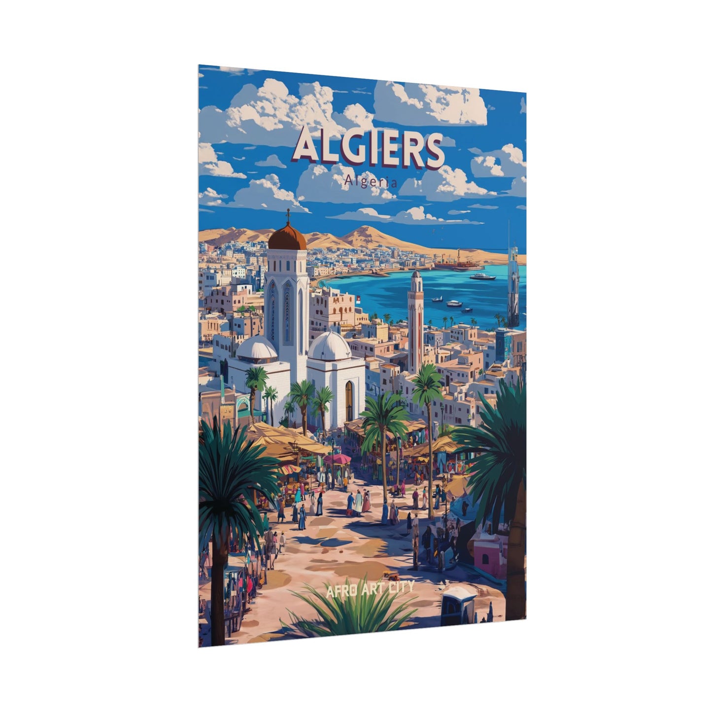 🇩🇿 Algeria - Algiers ｜ Poster
