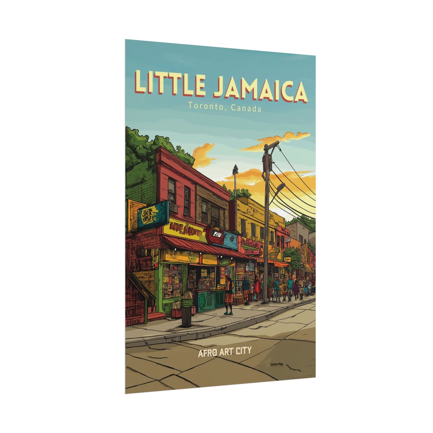 Canada - Ontario, Toronto, Little Jamaica, Eglinton West｜Poster