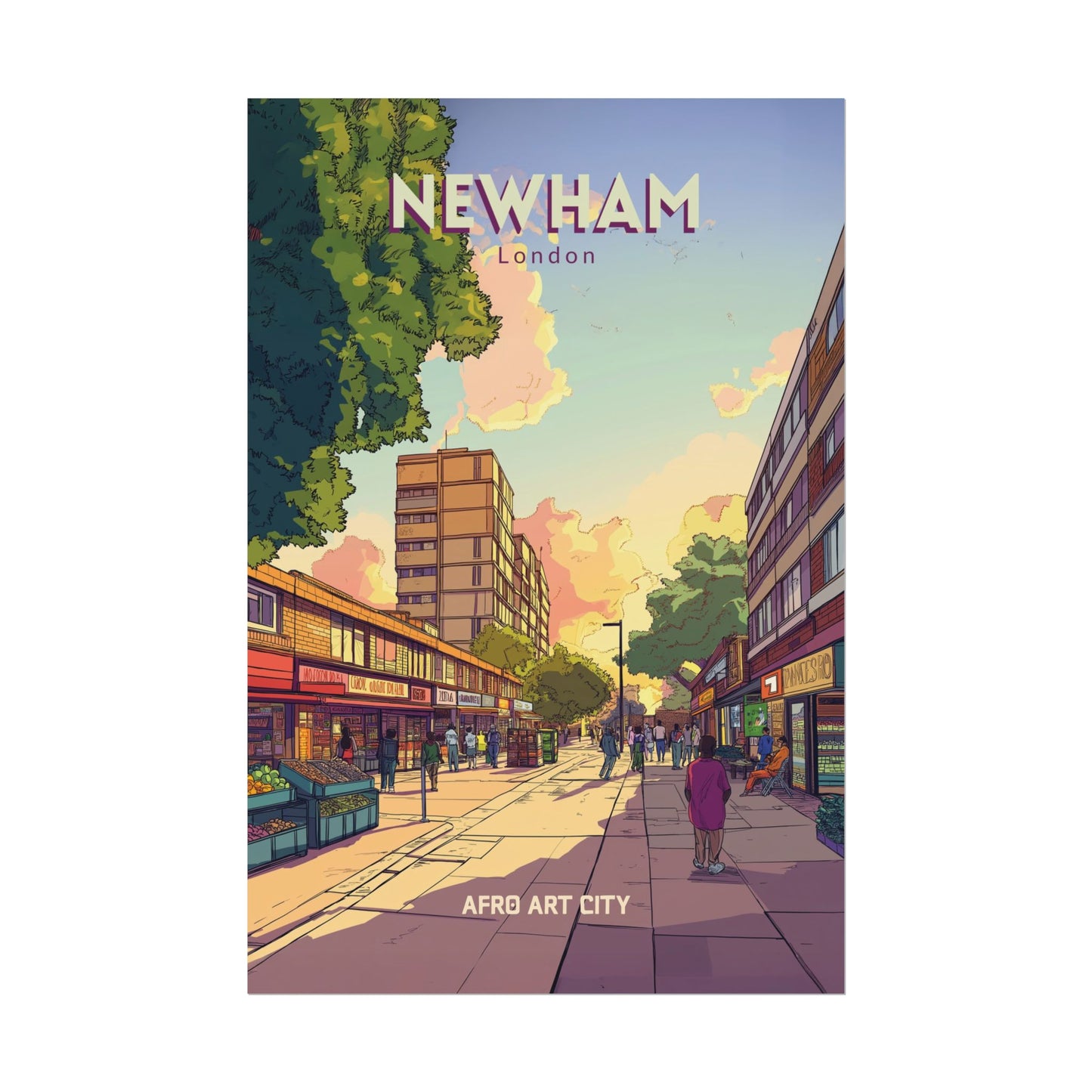 🇬🇧 United Kingdom - Newham ｜ Poster