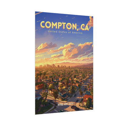 🇺🇸 United States - Compton, CA ｜ Poster