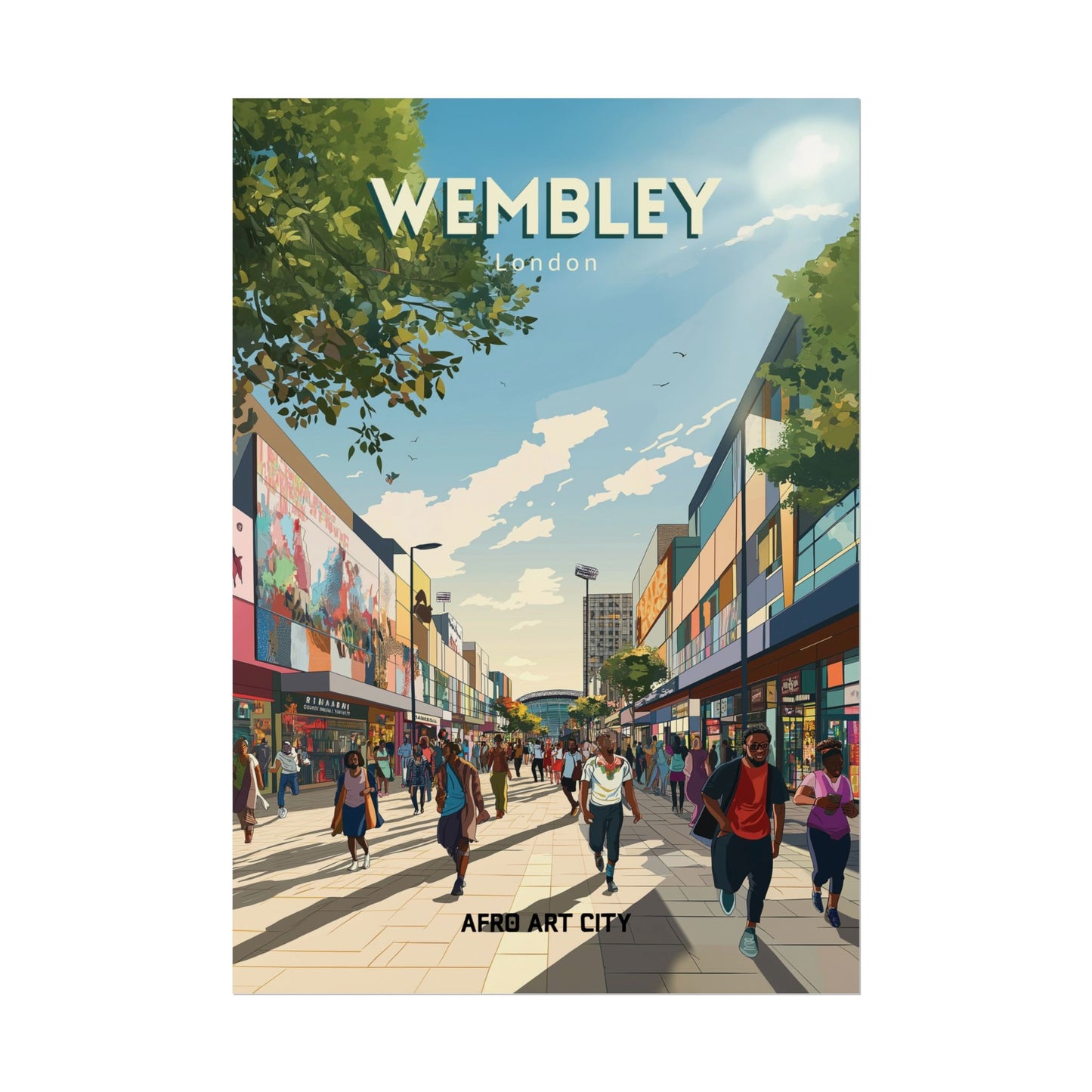 🇬🇧 United Kingdom - Wembley ｜ Poster