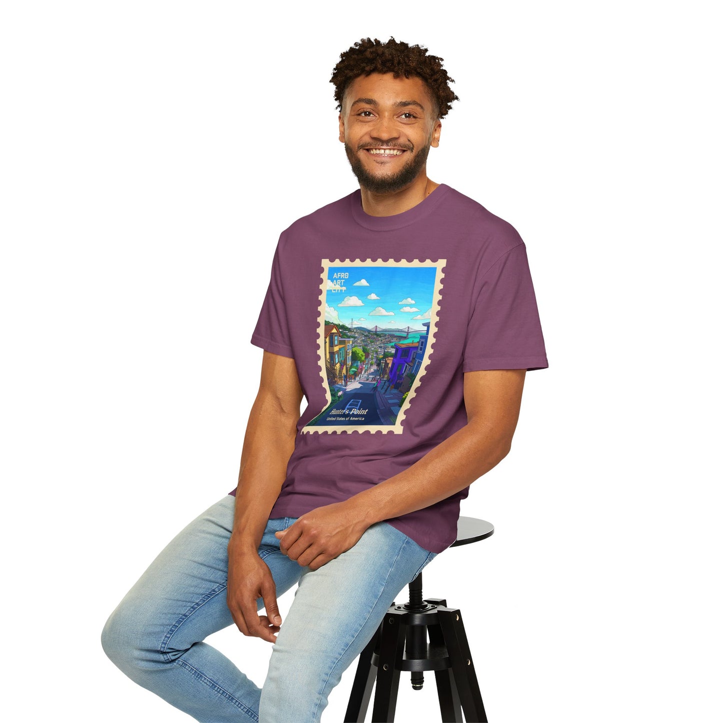 United States - San Francisco, Hunter's Point | Postcards Travel T-Shirt