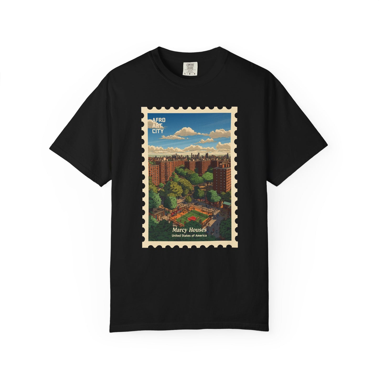 United States - New York, Marcy Houses | Postcards Travel T-Shirt