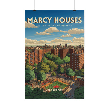🇺🇸 United States - Marcy Houses, NY ｜ Poster