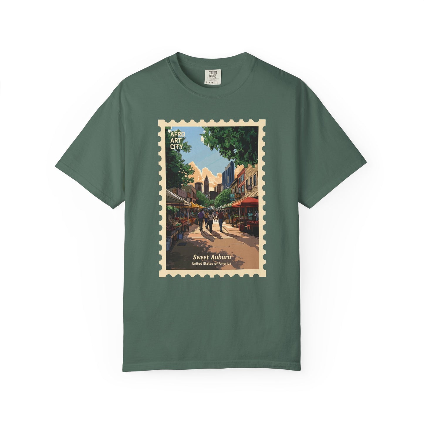 United States - Georgia, Sweet Auburn | Postcards Travel T-Shirt