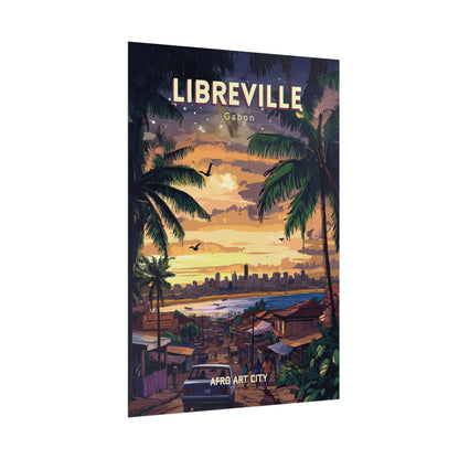 🇬🇦 Gabon - Libreville ｜ Poster