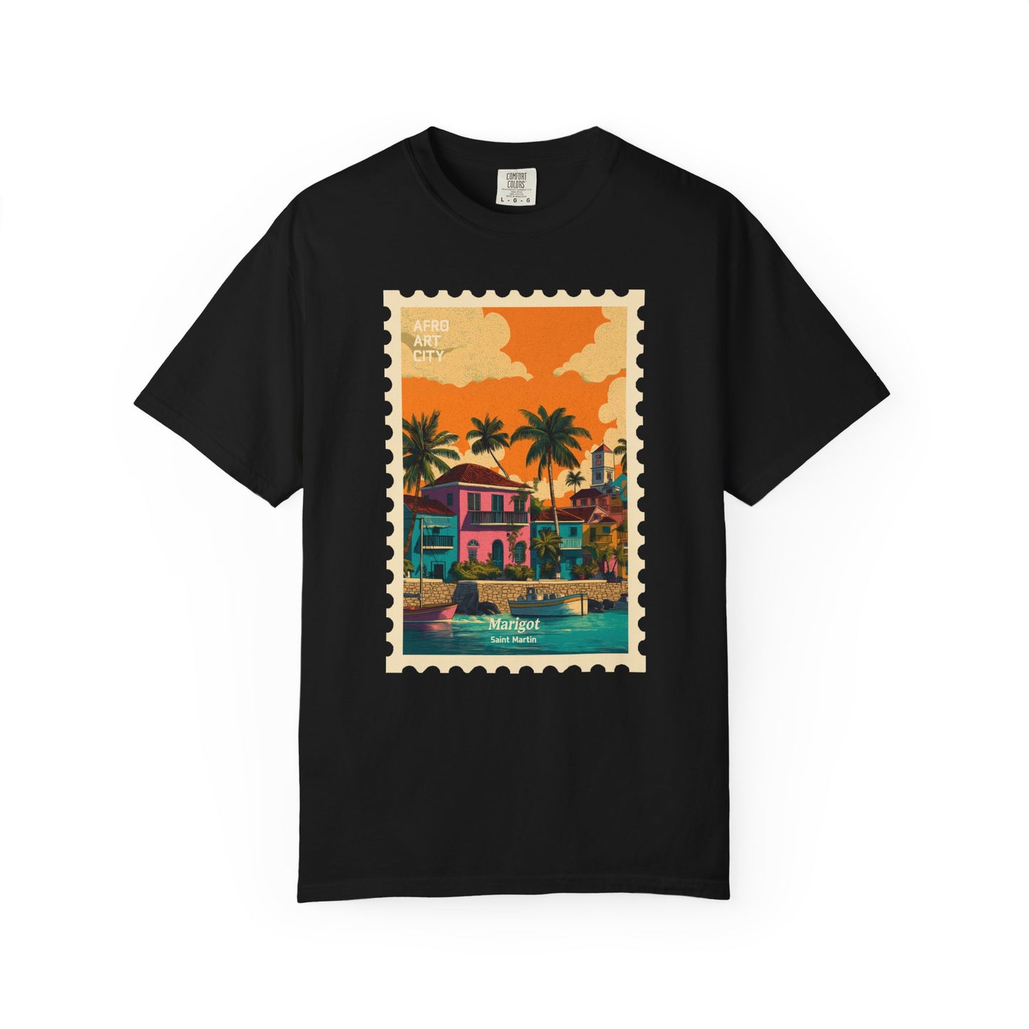 Saint Martin - Marigot | Postcards Travel T-Shirt
