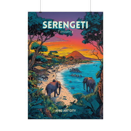 Tanzania - Serengeti ｜ Poster