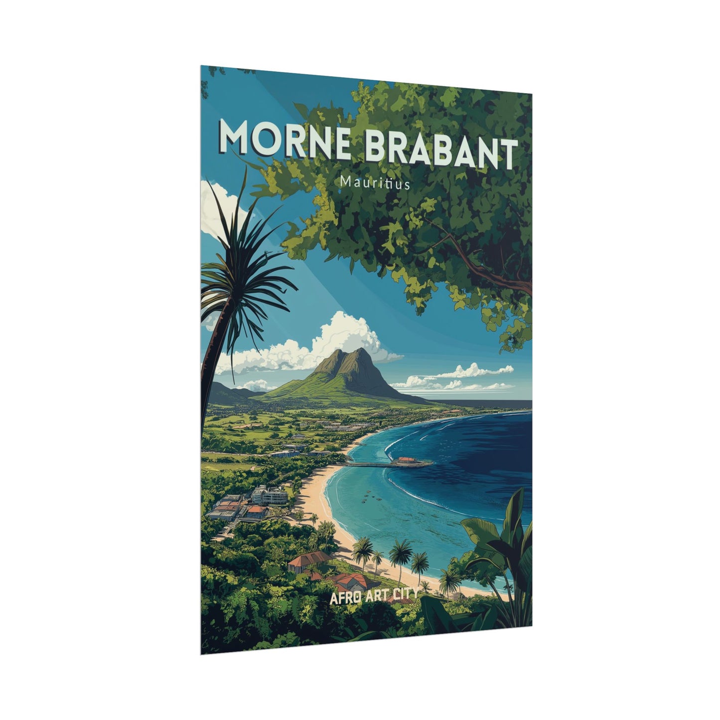 🇲🇺 Mauritius - Morne Brabant ｜ Poster