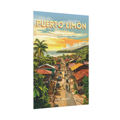 🇨🇷 Puerto Limón - Costa Rica ｜ Poster