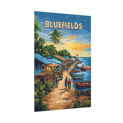 🇳🇮 Nicaragua - Bluefields ｜ Poster