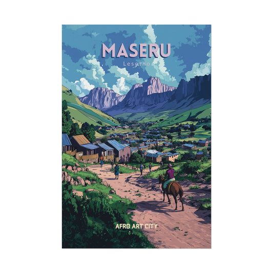 🇱🇸 Lesotho - Maseru ｜ Poster